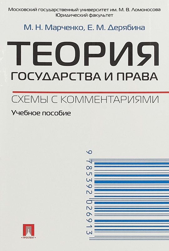 Теория государства и права. Схемы с комментариями. Учебное пособие