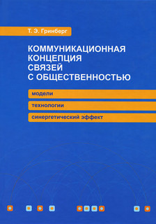 Коммуникационная концепция связей с общественностью. Модели, технологии, синергетический эффект