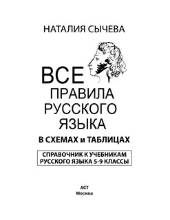 Все правила русского языка в схемах и таблицах. 5 - 9 классы 3