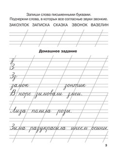 Мои первые школьные прописи. В 4 ч. Ч. 3 5