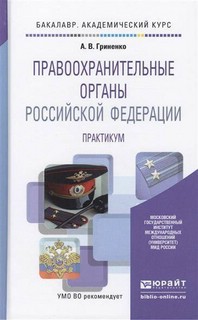 Правоохранительные органы Российской Федерации. Практикум. Учебное пособие для академического бакалавриата
