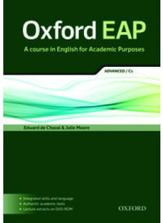 Oxford EAP: A Course in English for Academic Purposes: Advanced C. Student's Book (+ DVD)