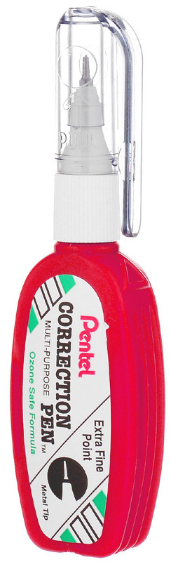Корректор-ручка Pentel 'Extra Fine', 4,2 мл