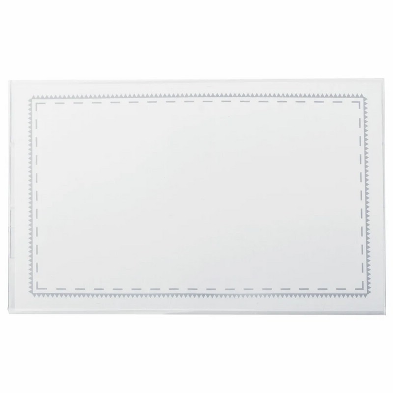 Бейдж 90х57 с клипсой и булавкой