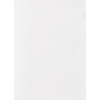 Папка-уголок Comix, А4, прозрачная