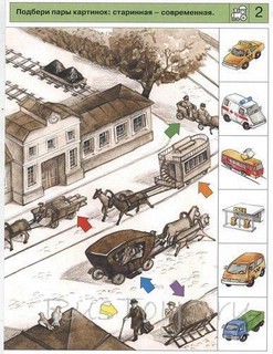 Сто лет назад. Комплект карточек к планшету Логикомалыш 2