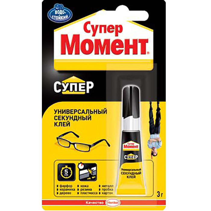 Клей Супер Момент универсальный, 3 г