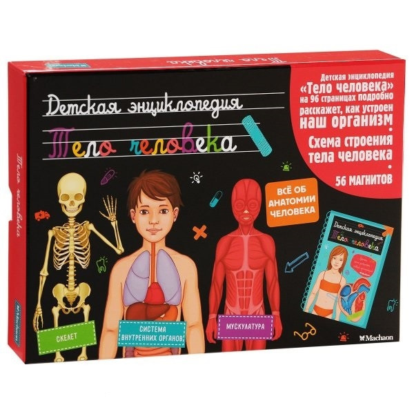 Детская энциклопедия Тело человека Махаон
