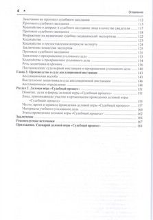 Модельное уголовное дело и деловая игра 