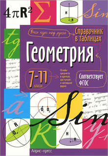 Геометрия. 7-11 класс. Справочник в таблицах