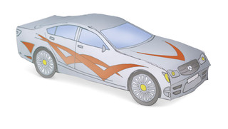 Транспорт. Раскраска-конструктор 2