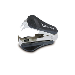 Антистеплер BRAUBERG 'Einkommen', для скоб № 10 и № 24/6, чер...