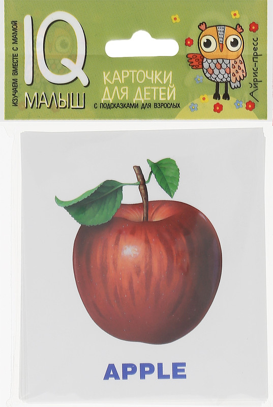 Обучающие карточки English Фрукты