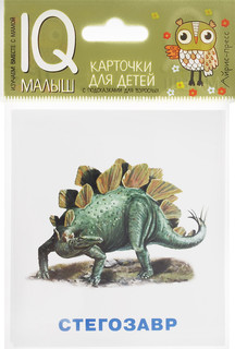 Обучающие карточки Динозавры