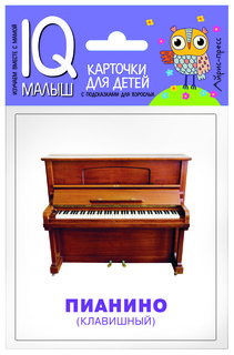 Умный малыш. Музыкальные инструменты. Набор карточек для дете...