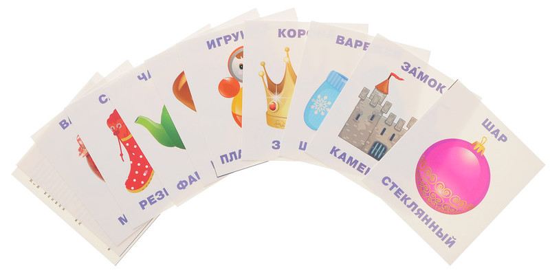 Что из чего? Обучающие карточки для детей