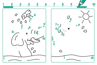 Точка за точкой. Учимся считать до 10 3