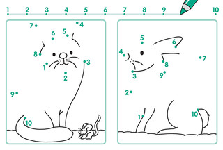 Точка за точкой. Учимся считать до 10 5