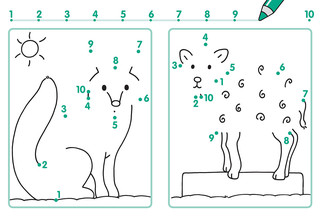 Точка за точкой. Учимся считать до 10 7