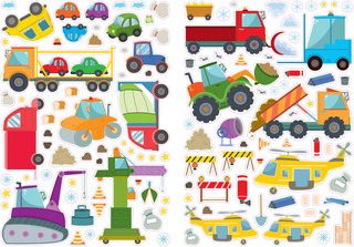 600 наклеек. Техника 3