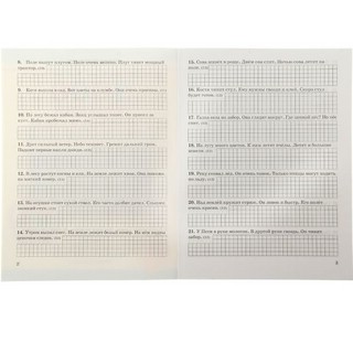 3000 заданий по русскому языку. 1 класс. Контрольное списывание 2