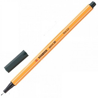Ручка капиллярная 0.4 мм темно-зеленая 88/63 Stabilo Point