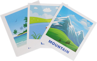 English Природа. Обучающие карточки для детей