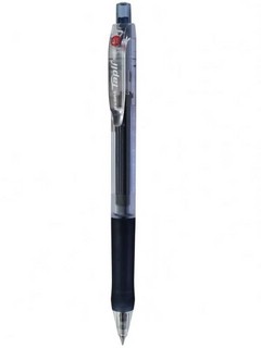 Ручка шариковая Zebra Tapli авт., черный 0.5 мм, длинный стержень