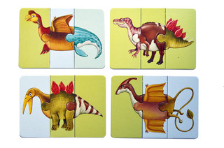 Динопутаница. Собираем картинки, слоги и слова 2