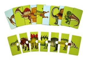 Динопутаница. Собираем картинки, слоги и слова 4