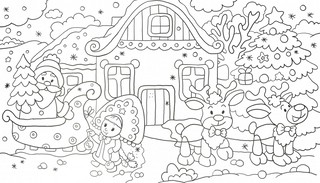 Новогодняя сказка. 1 метр 2