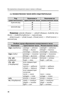 Вся грамматика итальянского языка в схемах и таблицах 17