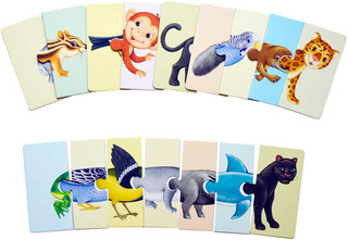 Робинс Обучающая игра Зверопутаница Собираем картинки слоги и слова 5