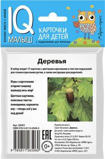 Деревья. Обучающие карточки для детей 2