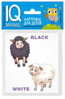 English Противоположности. Обучающие карточки для детей