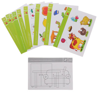 Айрис-пресс Обучающие карточки Развиваем мышление цвет коробки зеленый 2