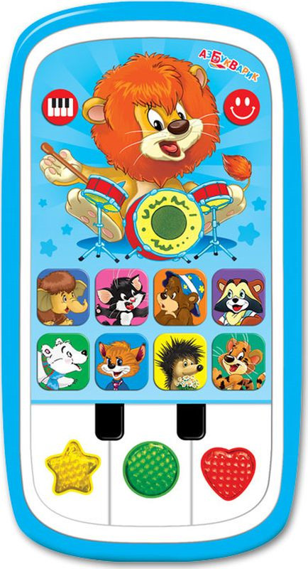 Электронная игрушка Азбукварик 'Мультиплеер с пианино Нотка', 2013