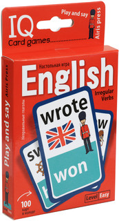 Айрис-пресс Обучающая игра Английские неправильные глаголы Ур...