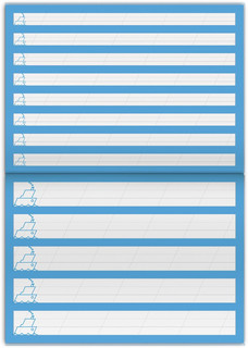 Прописи для правшей и левшей. Пишем письменные буквы правой рукой 4