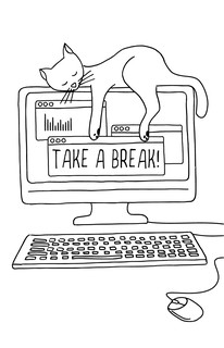 #Котики. Мур-мур-терапия. Раскраска-антистресс вместо таблеток 12