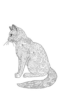 #Котики. Мур-мур-терапия. Раскраска-антистресс вместо таблеток 8