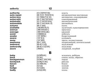 Англо-русский русско-английский словарь с произношением 14