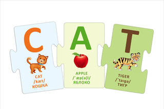 Обучающая игра Робинс 'Пазлы. Английский для малышей' 3