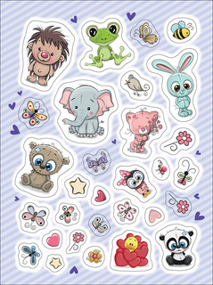 Самые милые наклейки. 100 наклеек 2