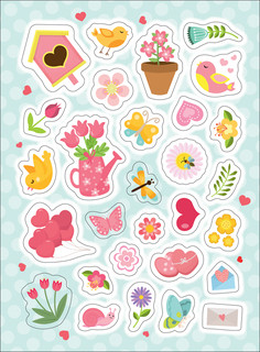 Самые красивые наклейки. 100 наклеек 2