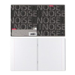 Тетрадь А5, 96 л, клетка, на скрепке, 'Noise' ErichKrause 2