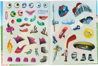 Чудики. Рыцарь. Многоразовые наклейки 3