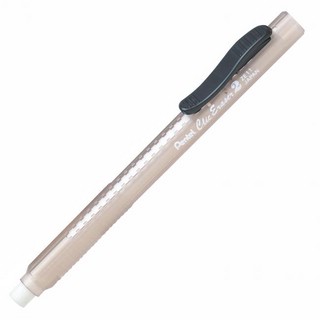 Ластик-карандаш выдвижной Pentel Click Eraser 2, чёрный корпус, артикул ZE11T-A