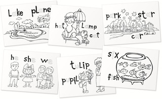 English Spelling. Гласные буквы. Раскраска-игра (мини) 4