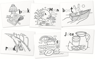 English Spelling. Сочетания гласных букв. Раскраска-игра (мини) 4